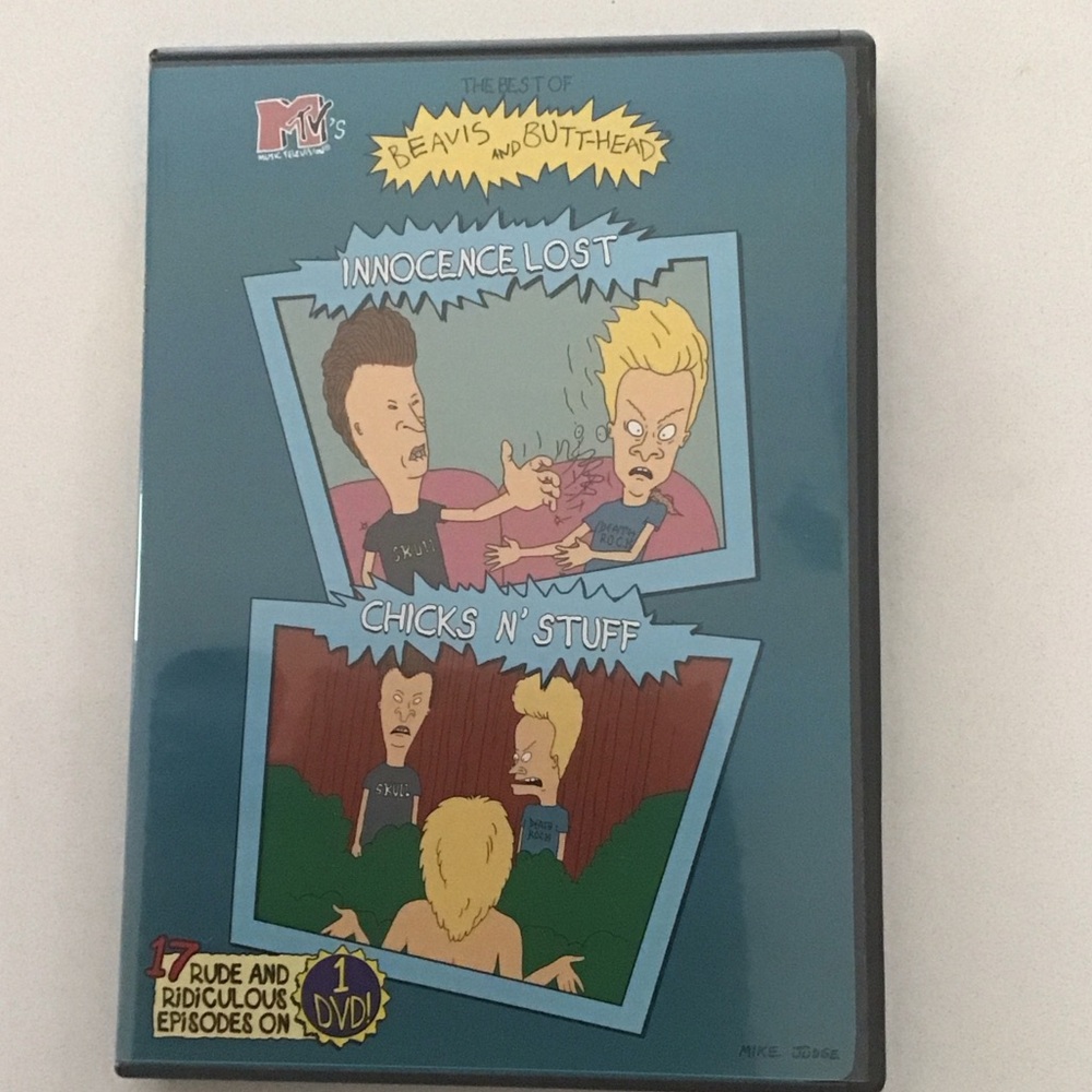 MTV Beavis and Butt-Head DVD - Innocence Lost & Chicks N’ Stuff